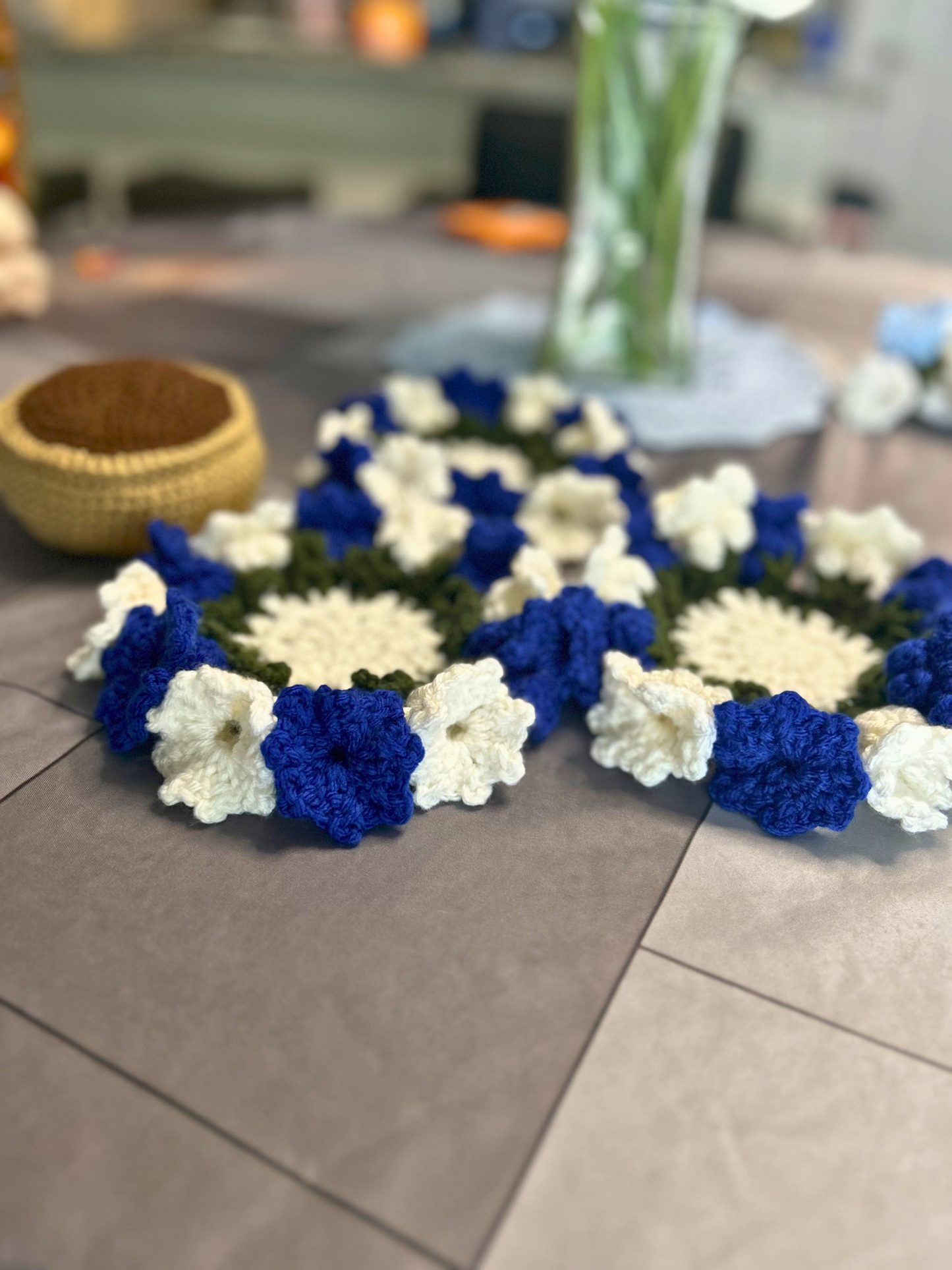 Flower Coasters