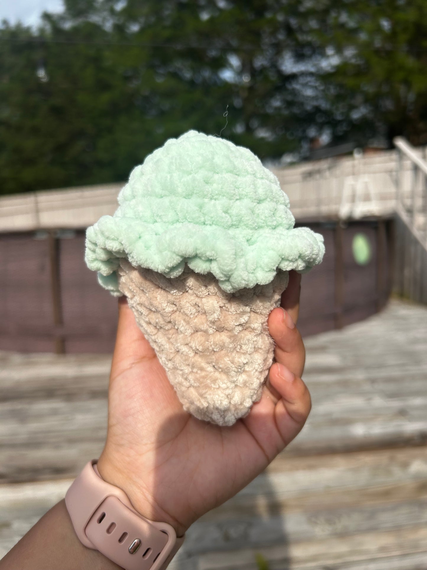 Crochet Ice Cream Cone