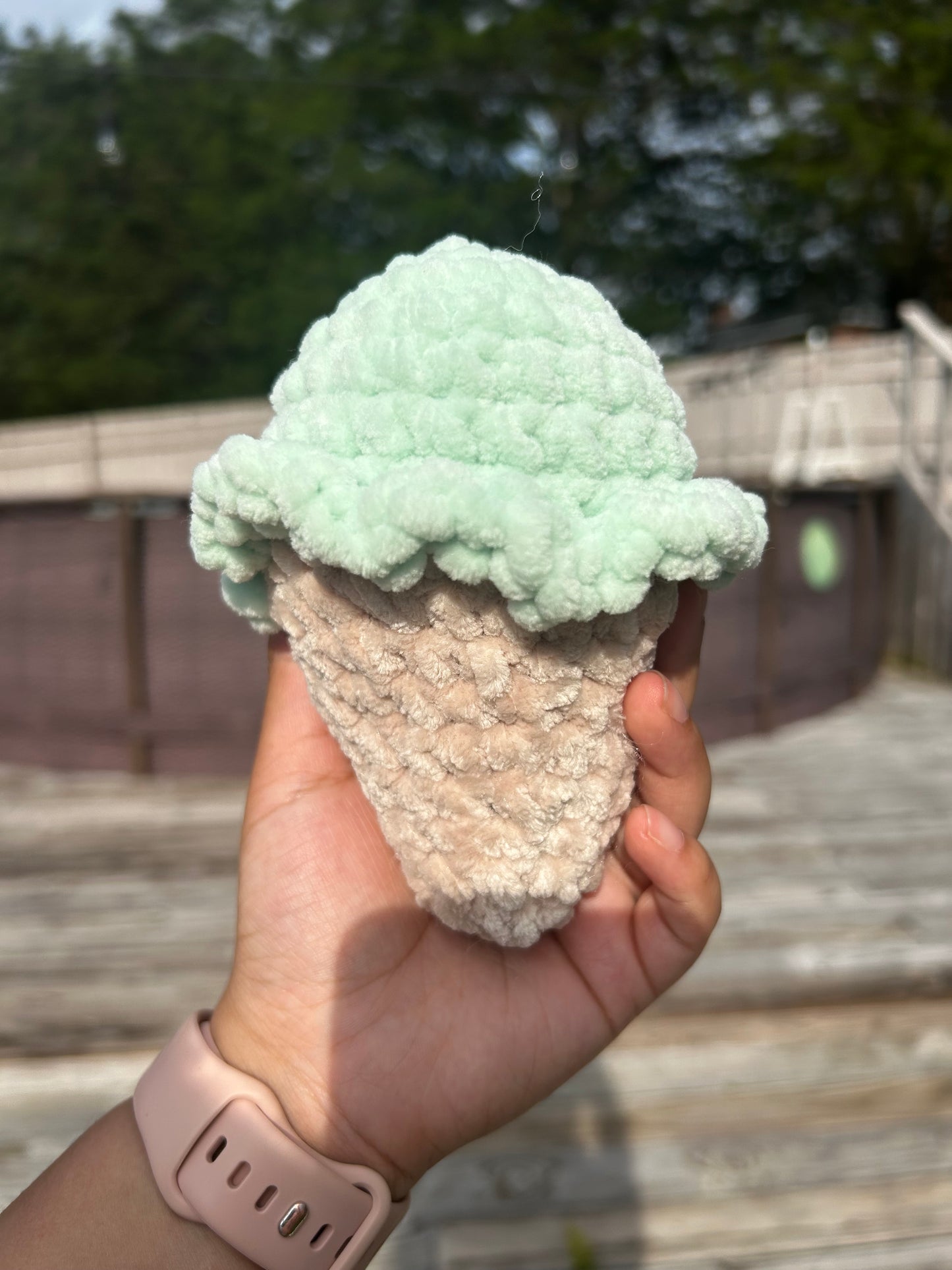 Crochet Ice Cream Cone