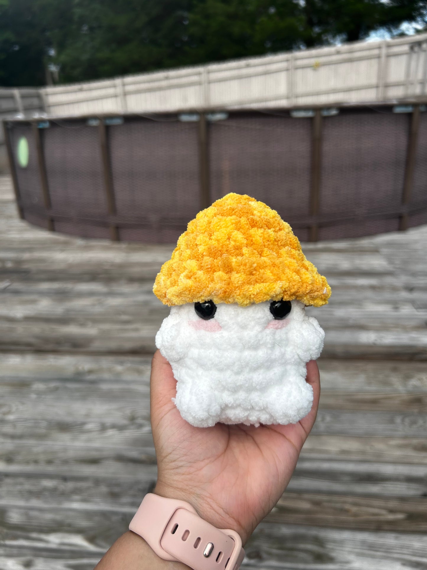 Crochet Mushroom Plushie